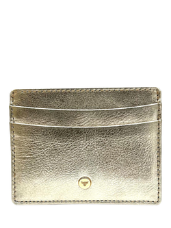 Apatchy Leather Tassel Keyring and Cardholder Gift Set, Gold - view 2, Gold