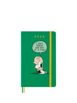 Moleskine x Peanuts Dread Daily 2026 Diary, Green, Green
