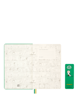 Moleskine x Peanuts Dread Daily 2026 Diary, Green - view 2, Green