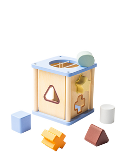 John Lewis Wooden Shape Sorter, FSC-Certified (Plywood & Birch Wood), Multi