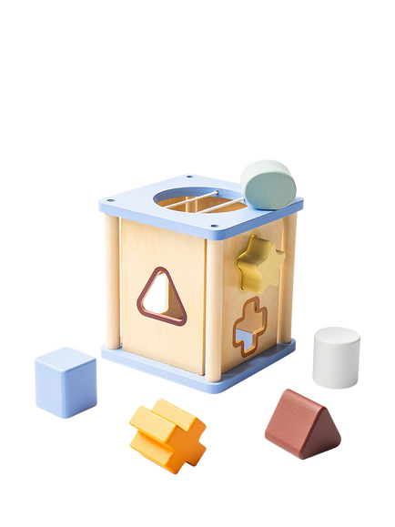 John Lewis Wooden Shape Sorter, FSC-Certified (Plywood & Birch Wood), Multi