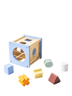 John Lewis Wooden Shape Sorter, FSC-Certified (Plywood & Birch Wood) - view 2, Multi