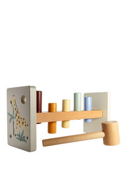 John Lewis Wooden Hammer Bench Toy, FSC-Certified (Beech Wood & Plywood) - view 2, Multi