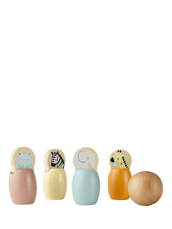 John Lewis Wooden Safari Skittles, FSC-Certified (Beech Wood & Plywood) - view 2, Multi