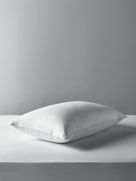 John Lewis Natural Duck Feather and Down Standard Pillow, Medium/Firm, White