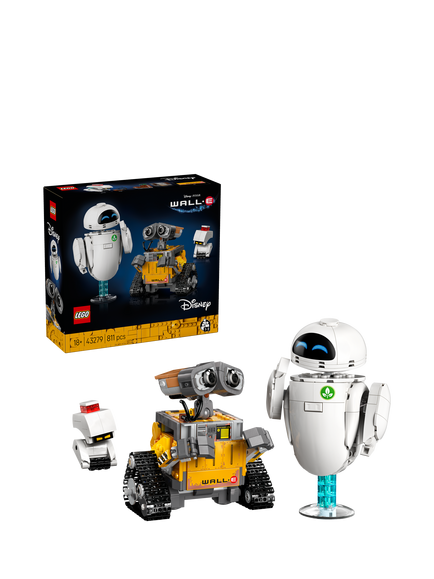 LEGO Disney 43279 Pixar WALL-E and EVE Building Set, Multi