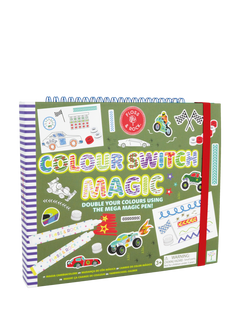 Floss & Rock Colour Switch Magic Cars Activity Book