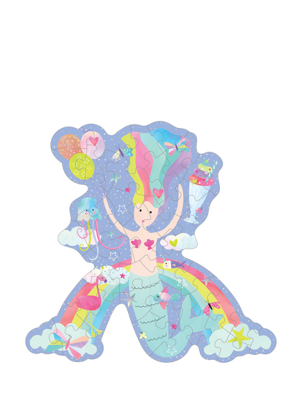 Floss & Rock Fantasy Jigsaw Puzzle, 40 Pieces - view 2, Multi