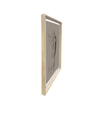 Brookpace Lascelles Anna Bulow 'Ease' Limited Edition Framed Print & Mount, 75 x 55cm, Natural - view 2, Natural
