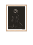 Brookpace Lascelles Anna Bulow 'Flow' Limited Edition Framed Print & Mount, 75 x 55cm, Black
