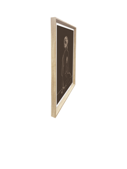 Brookpace Lascelles Anna Bulow 'Flow' Limited Edition Framed Print & Mount, 75 x 55cm, Black - view 2, Natural Black