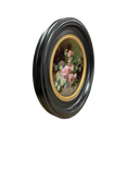 Brookpace Lascelles 'Roses & Daisies' Round Porthole Framed Print, 43cm, Multi