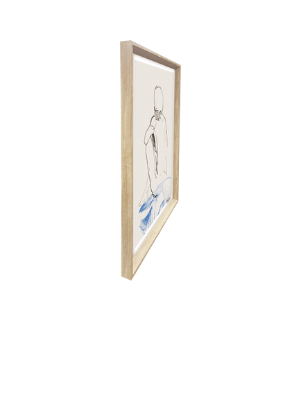 Brookpace Lascelles Anna Bulow 'Zen' Limited Edition Framed Print & Mount, 75 x 55cm, Grey - view 2, Natural Grey