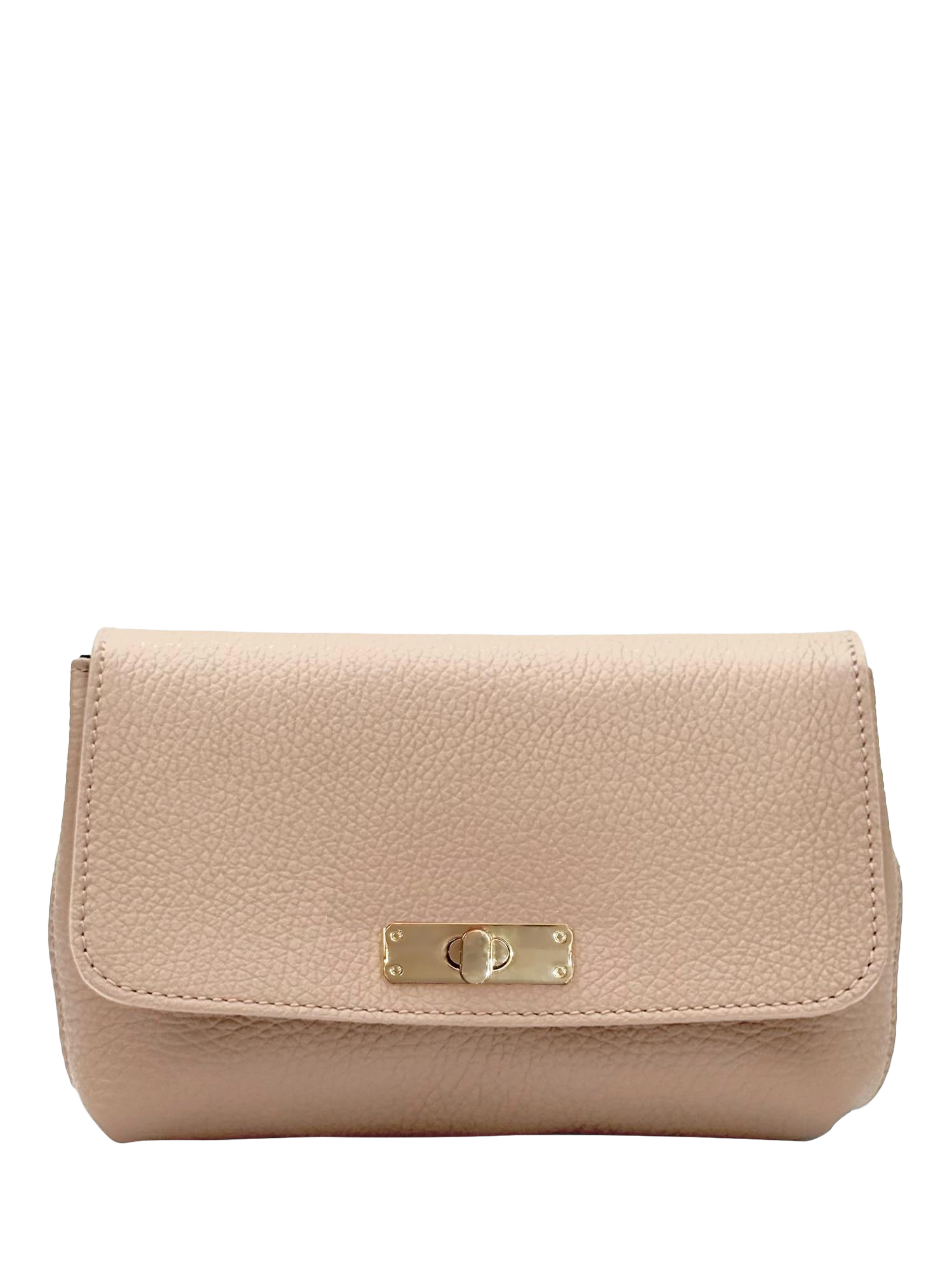 Product image 4 of 6, which shows Apatchy London The Maisie Leather Crossbody Bag, Blush