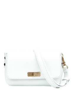 Apatchy London The Maisie Leather Crossbody Bag - view 2, White