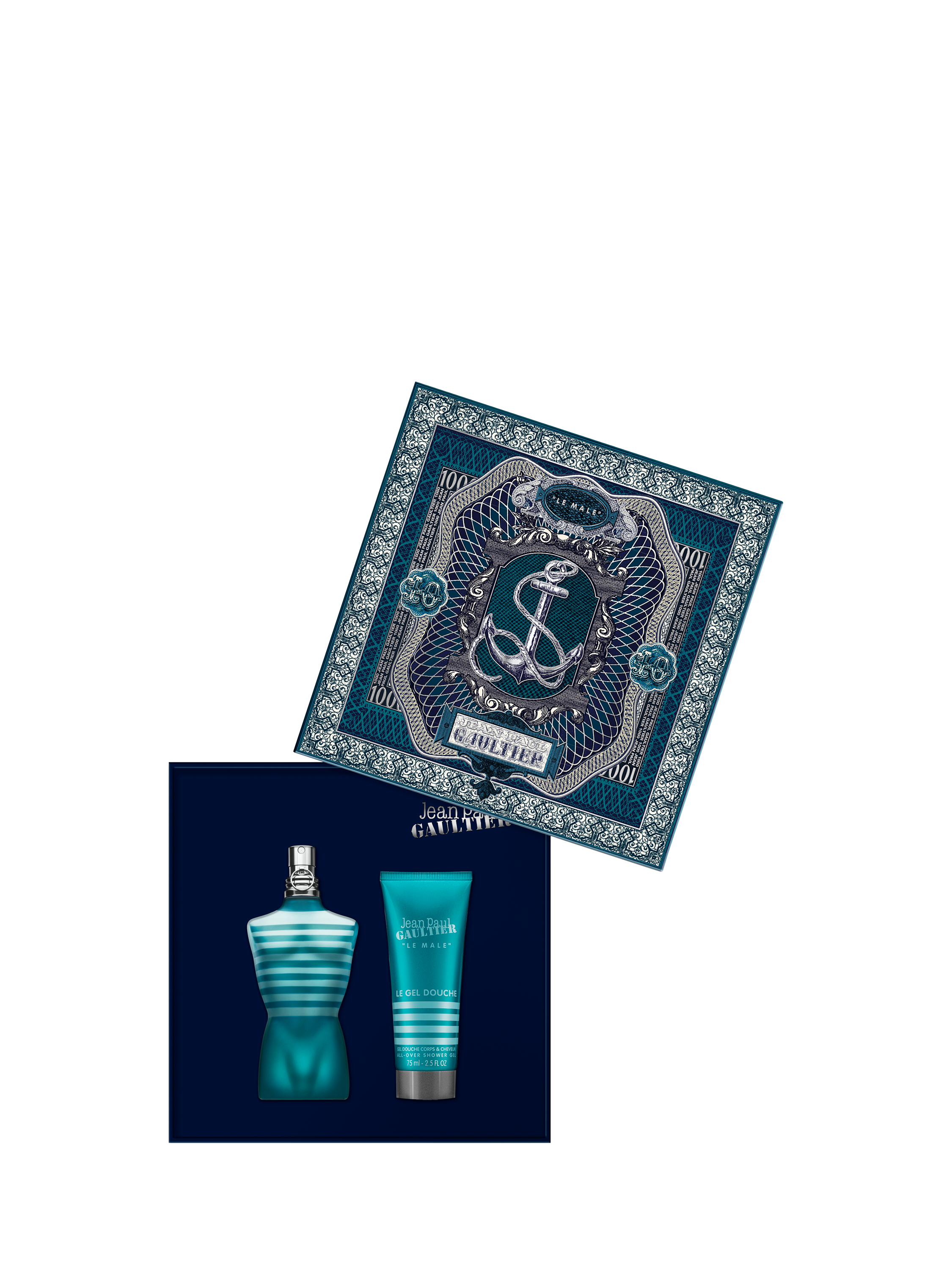 Product image 3 of 3, which shows Jean Paul Gaultier Le Male Eau de Toilette 75ml Father's Day Fragrance Gift Set