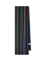 Paul Smith Stripe Merino Wool Scarf