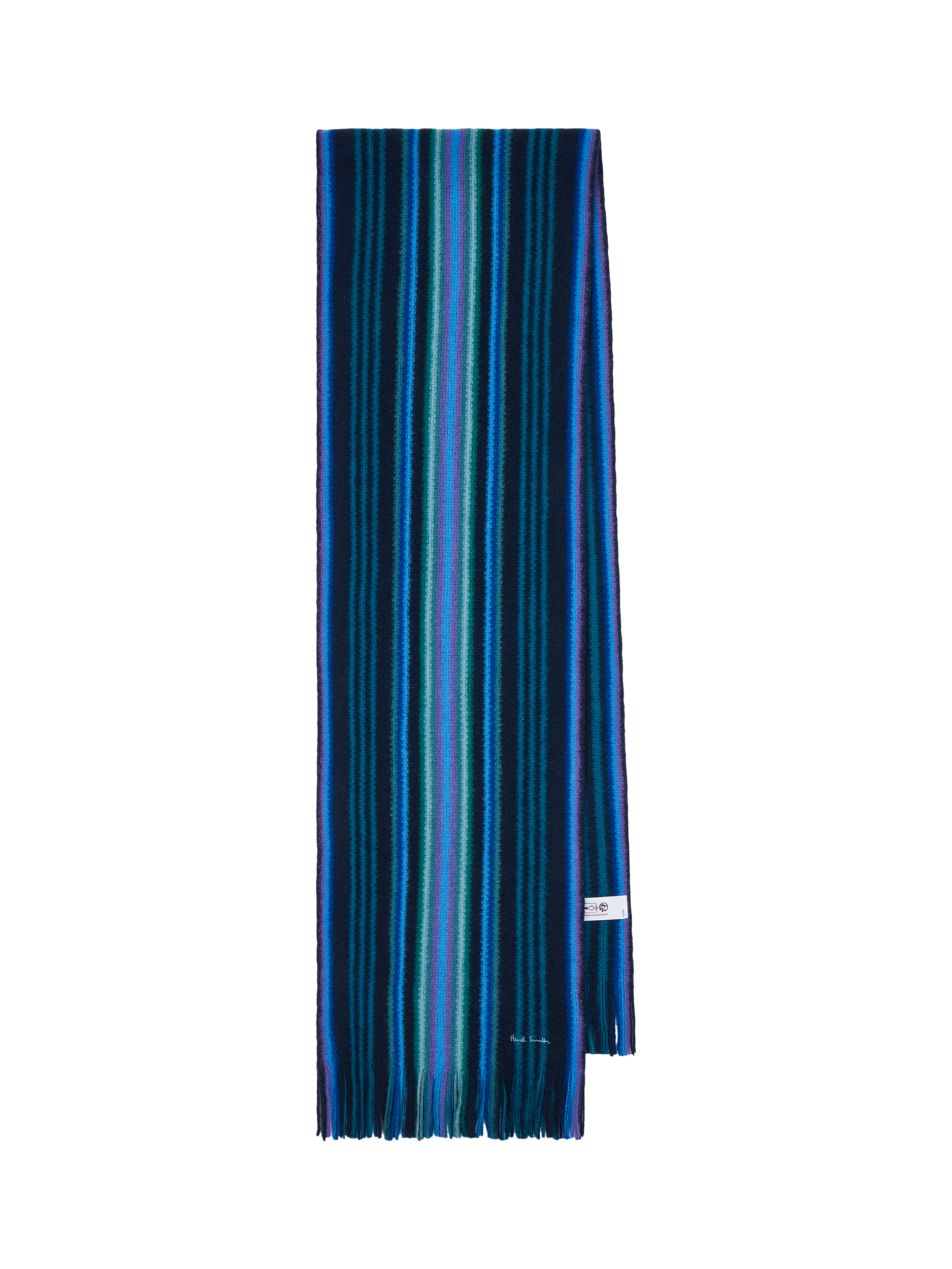 Paul Smith Stripe Merino Wool Scarf