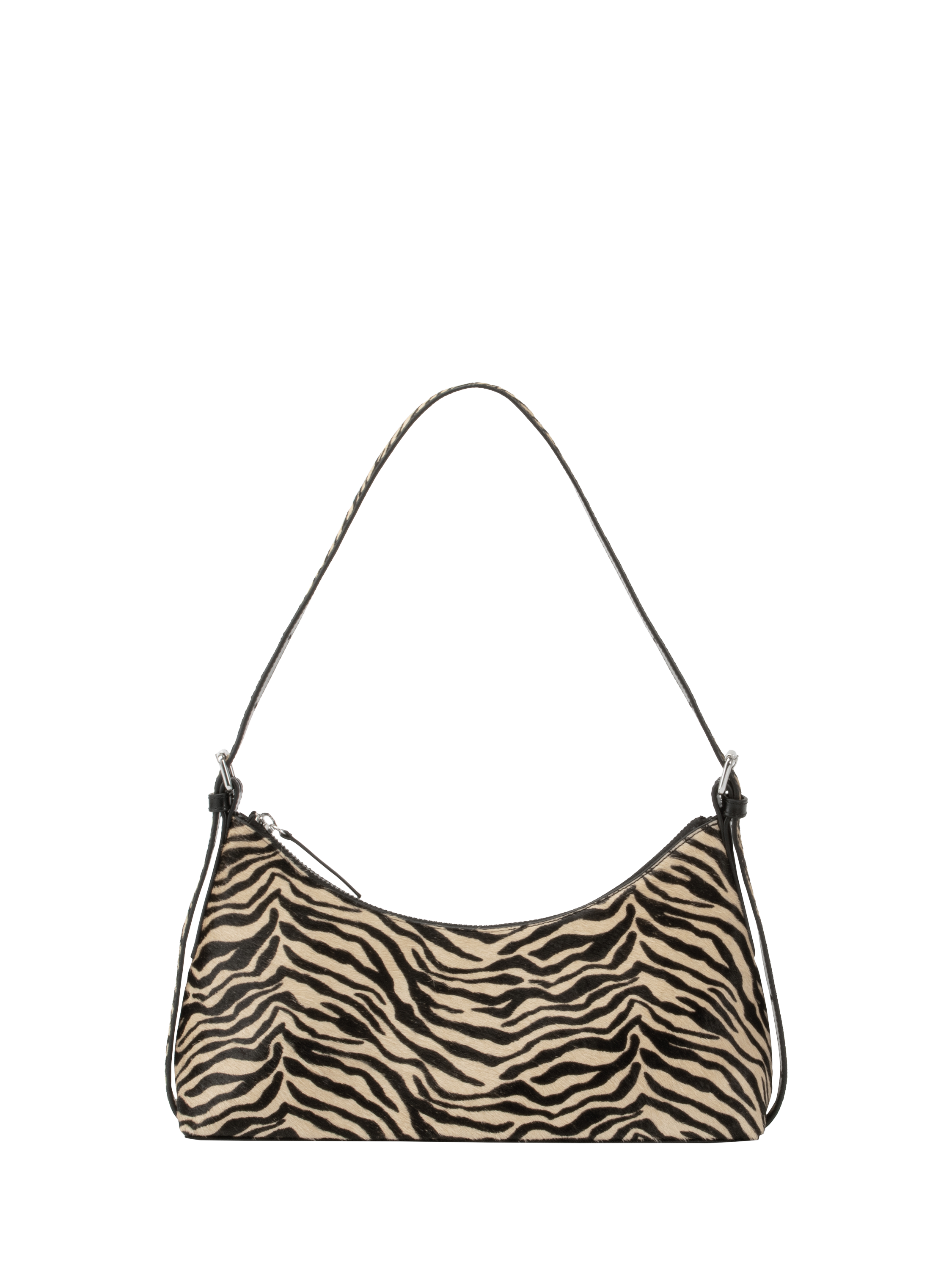 Vagabond Shoemakers Bari Leather Mini Hobo Bag, Beige/Black