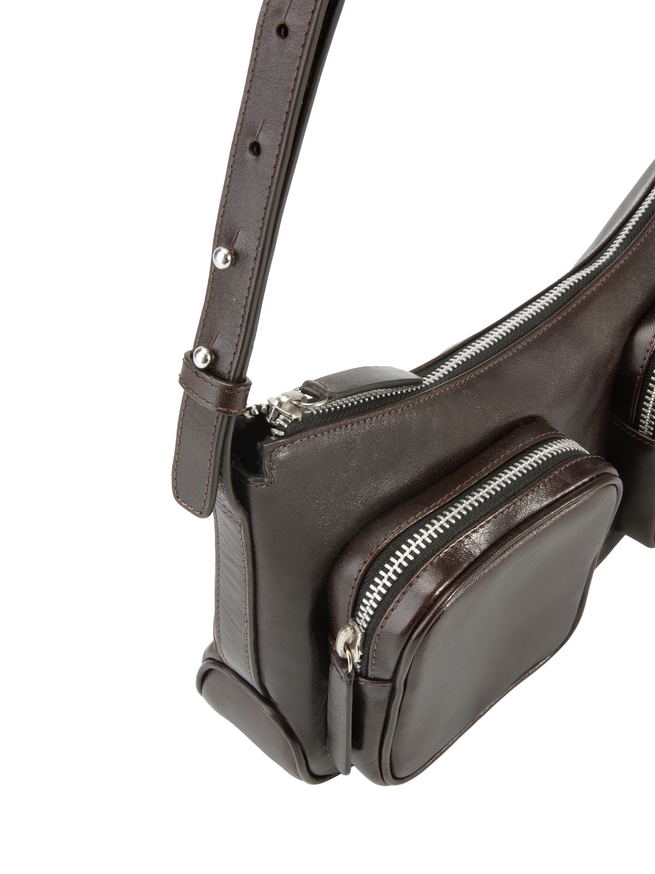 Product image 2 of 3, which shows Vagabond Shoemakers Valence Leather Shoulder Bag, Brown