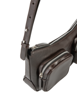 Vagabond Shoemakers Valence Leather Shoulder Bag, Brown - view 2, Brown