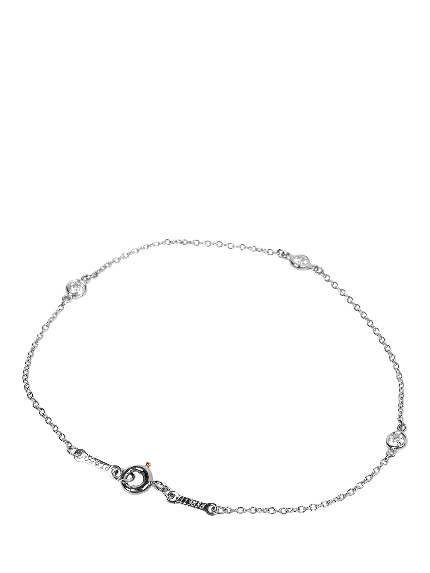 Product image 4 of 5, which shows Preloved Tiffany & Co. 3 Diamond Platinum Elsa Peretti Diamonds by the Yard Bracelet