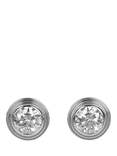 Pre-loved Cartier 0.18ct Diamond 18ct White Gold D'Amour Small Stud Earrings