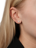 Pre-loved Cartier 0.18ct Diamond 18ct White Gold D'Amour Small Stud Earrings