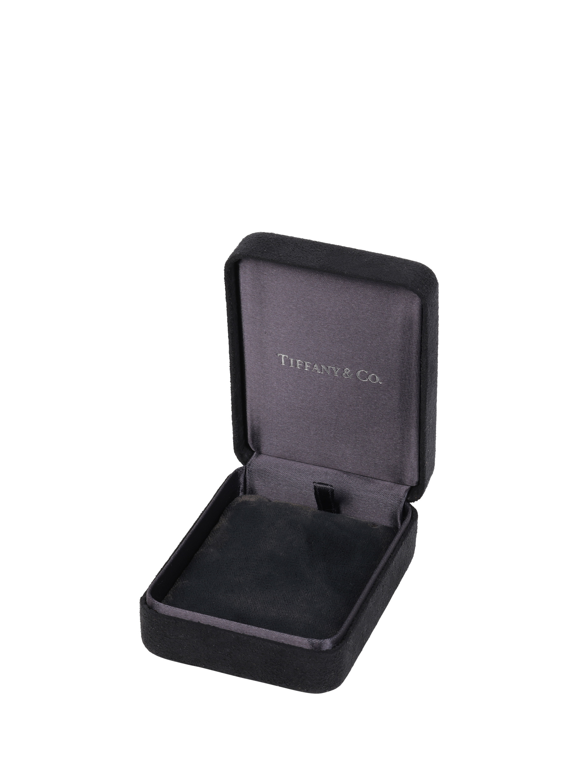Product image 5 of 5, which shows Pre-loved Tiffany & Co. 0.42ct Brilliant Cut Diamond Platinum Small Cross Pendant Necklace