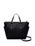 Radley Silk Street Leather Medium Zip Top Multiway Bag, Black