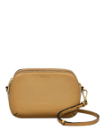 Radley Dukes Place Leather Medium Zip Top Cross Body Bag, Pecan
