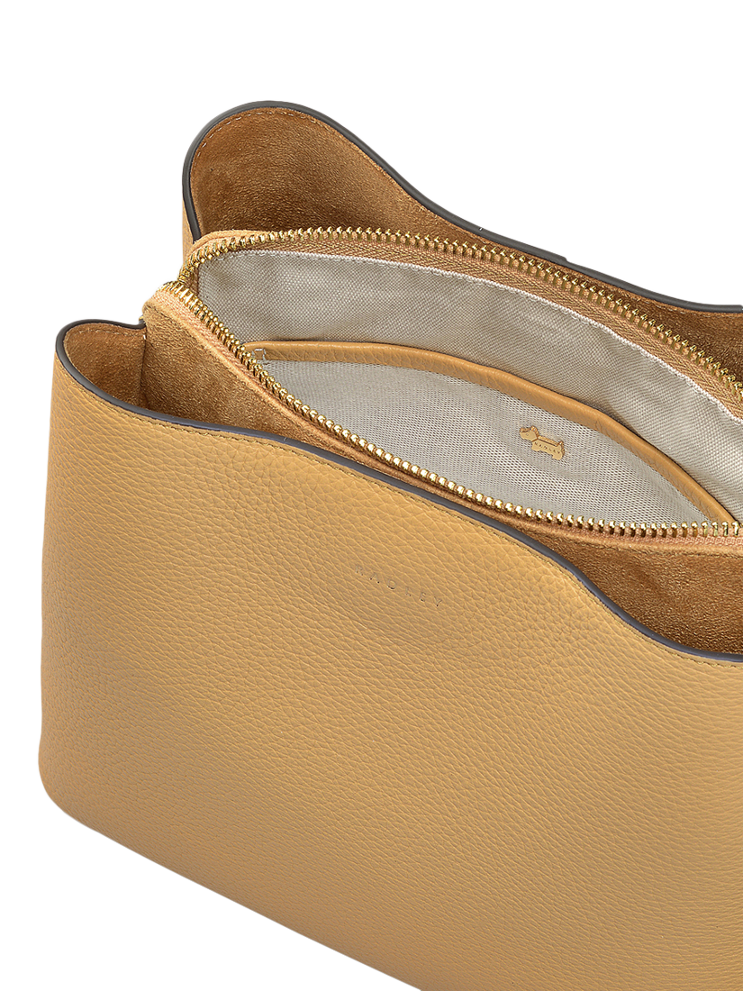 Product image 3 of 5, which shows Radley Dukes Place Leather Medium Compartment Crossbody Bag, Pecan