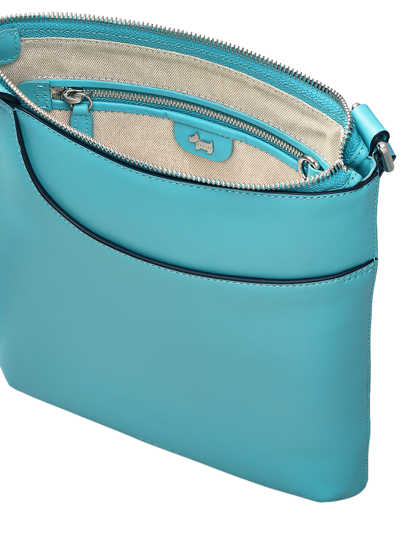 Product image 3 of 5, which shows Radley Pockets Leather Medium Crossbody Bag, Maldives, One Size