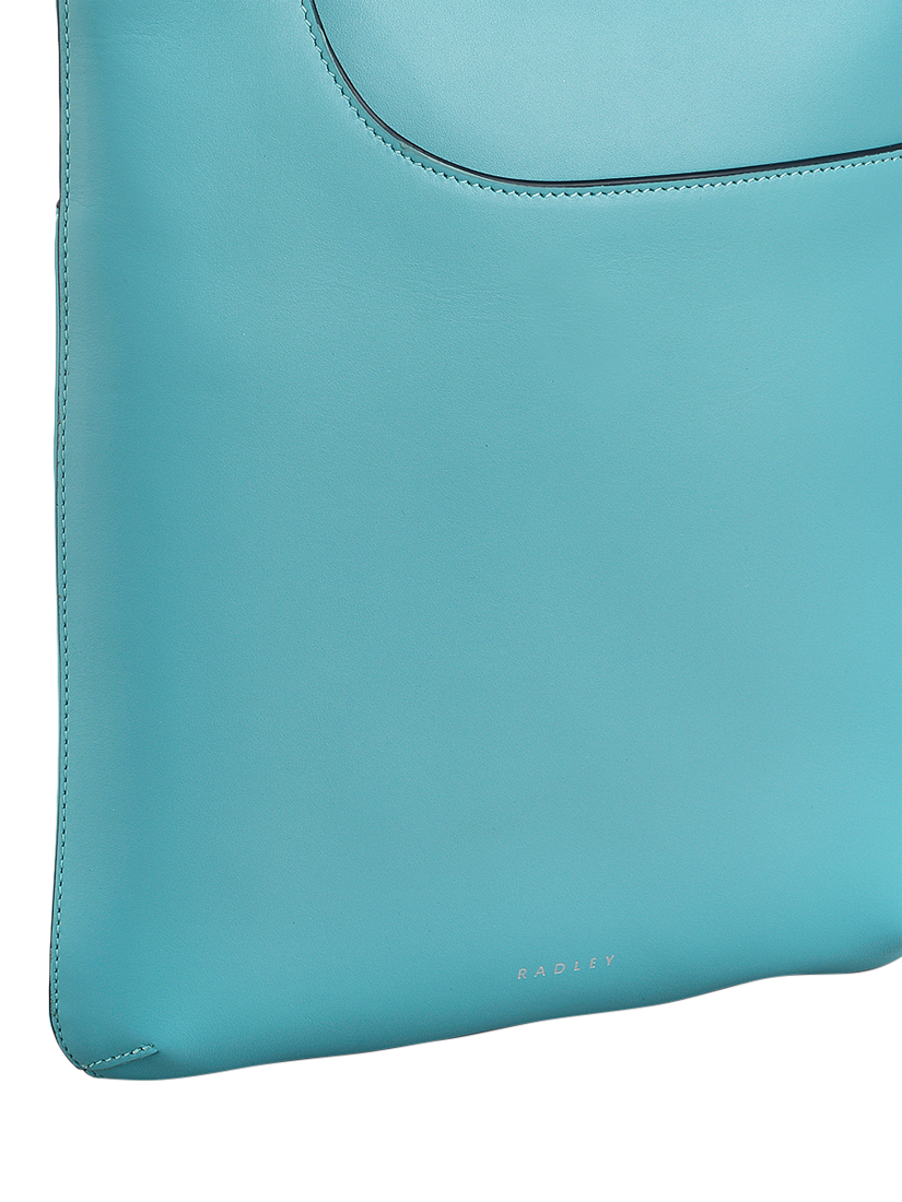 Product image 4 of 5, which shows Radley Pockets Leather Medium Crossbody Bag, Maldives, One Size