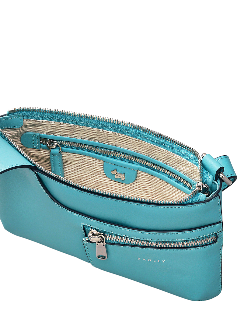 Product image 3 of 4, which shows Radley Pockets Leather Mini Zip Top Cross Body Bag, Maldives
