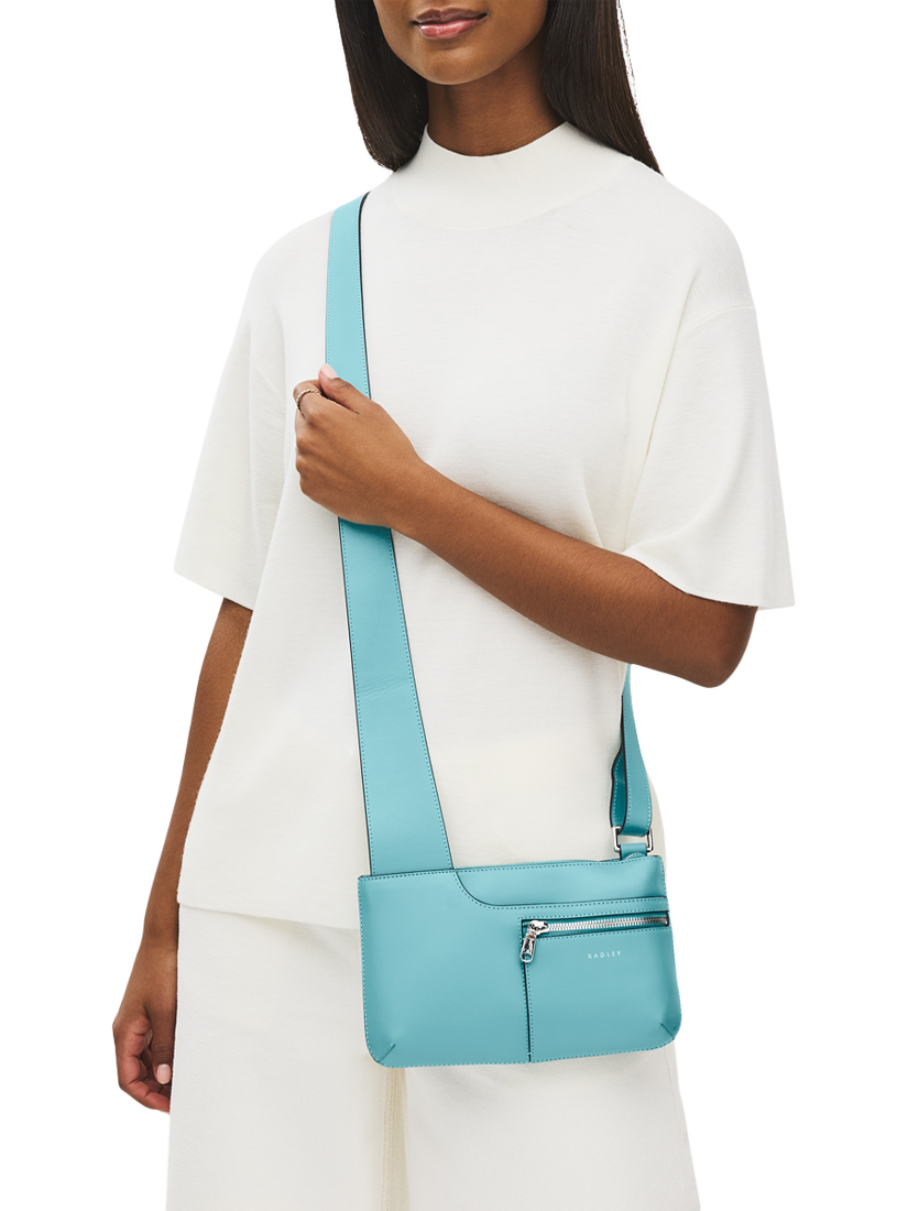 Product image 4 of 4, which shows Radley Pockets Leather Mini Zip Top Cross Body Bag, Maldives