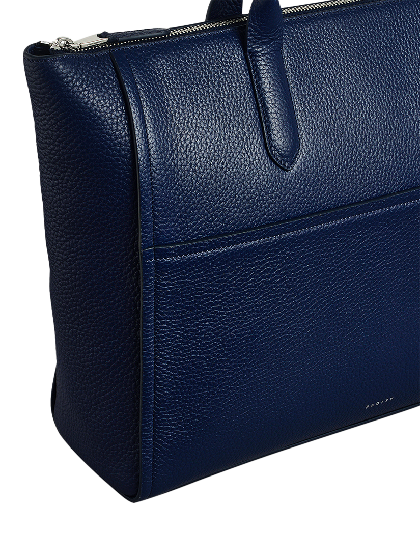 Product image 4 of 5, which shows Radley Oak Street Leather Tote Bag, Evenfall