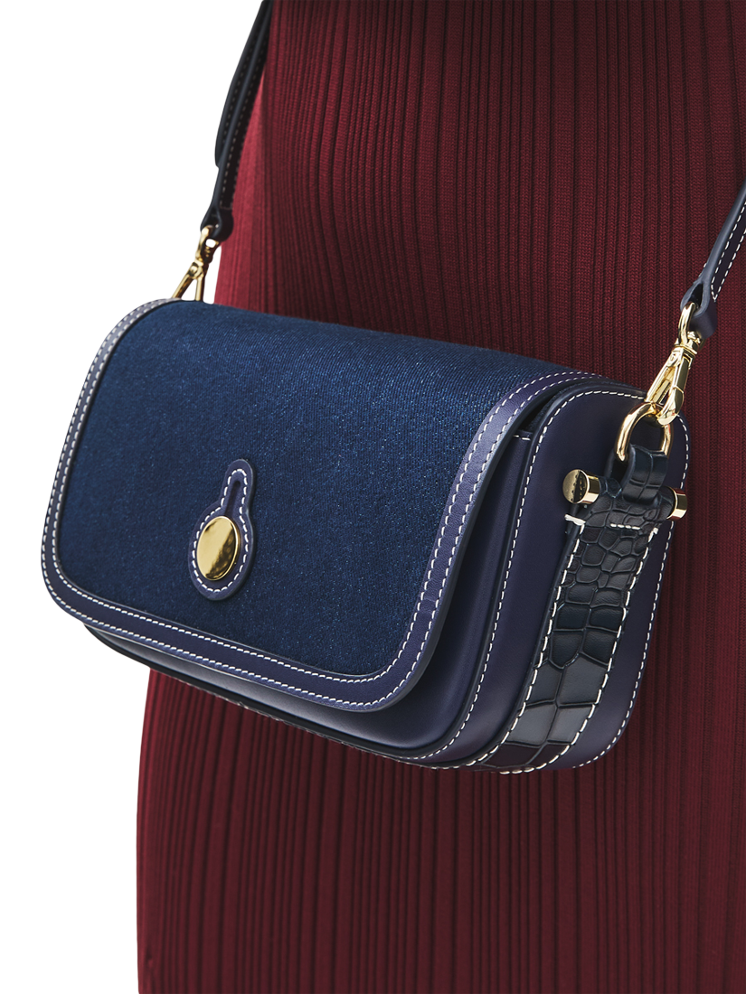 Product image 6 of 7, which shows Radley Bathurst Mews Small Flapover Crossbody Bag, Evenfall