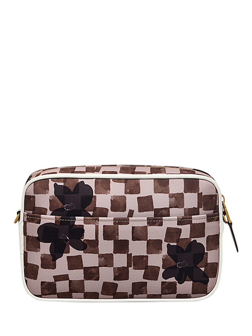 Product image 2 of 5, which shows Radley Southwell Gardens Check Crossbody Bag, Stone