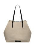 Radley Leather Canvas Tote Bag, Natural