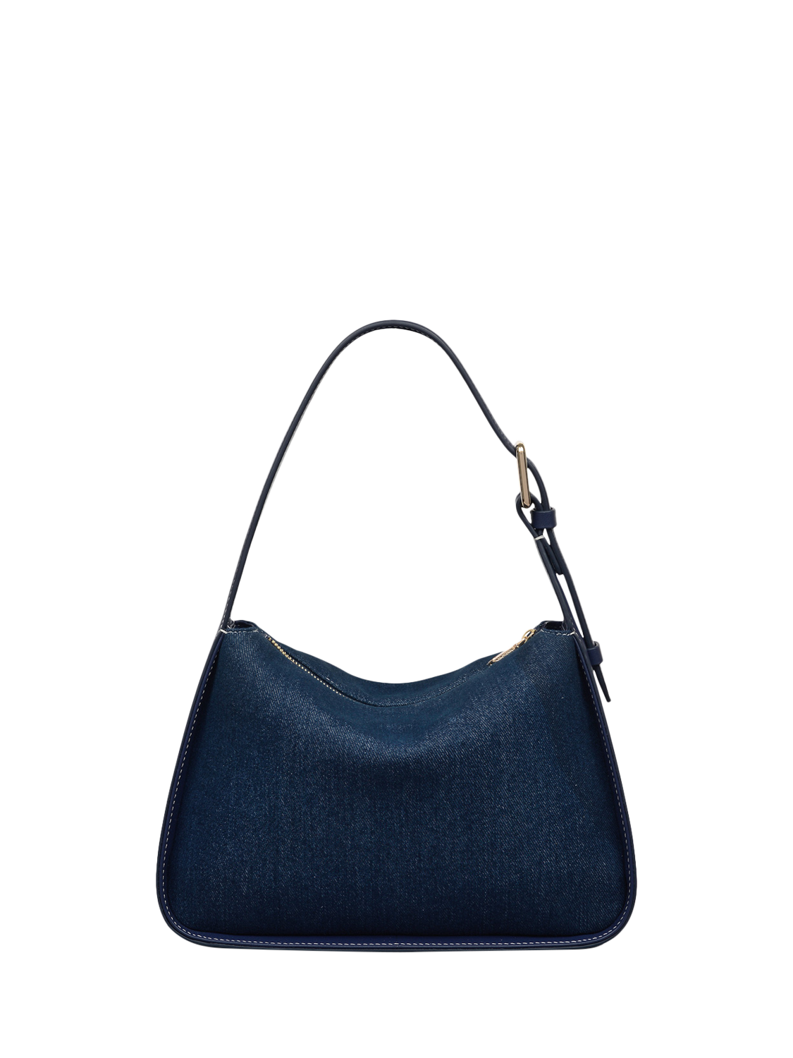 Product image 2 of 6, which shows Radley Westwell Lane Denim & Leather Grab Bag, Evenfall
