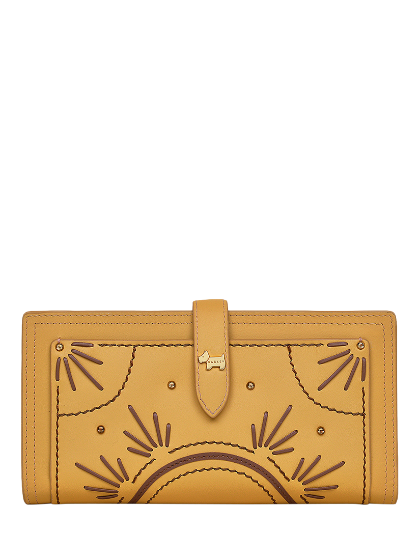 Product image 1 of 3, which shows Radley Willis Street Leather Purse, Pecan