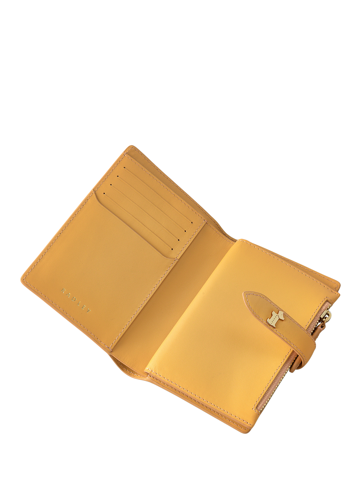 Product image 3 of 3, which shows Radley Willis Street Leather Studded Purse, Pecan