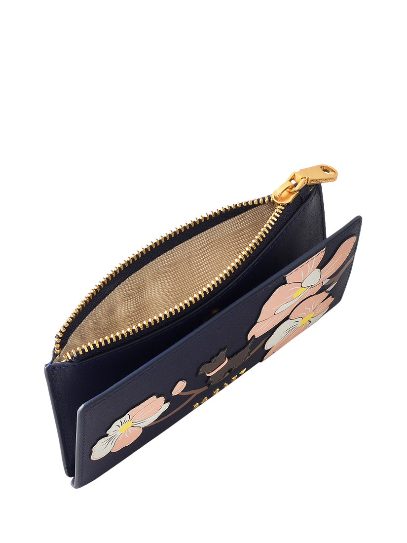 Product image 3 of 4, which shows Radley Coin Street Medium Floral Leather Purse, Evenfall