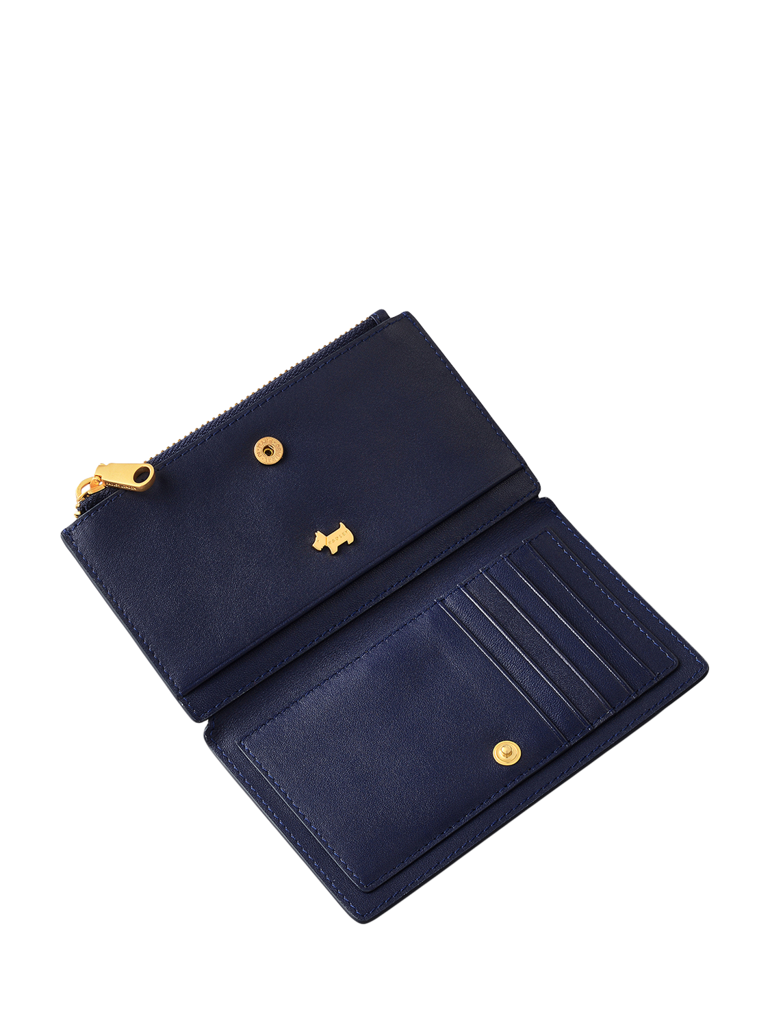 Product image 4 of 4, which shows Radley Coin Street Medium Floral Leather Purse, Evenfall