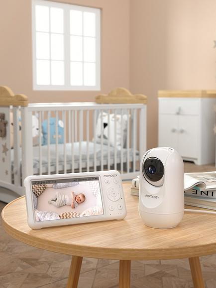 Momcozy BM01 5" HD Baby Monitor - view 2, White