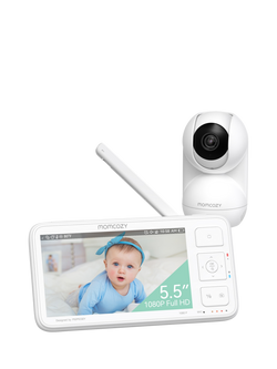 Momcozy BM03 5.5" HD Baby Monitor, White