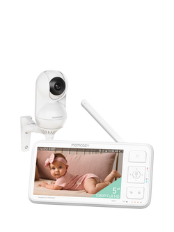Momcozy BM03 5.5" HD Baby Monitor - view 2, White