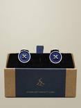 Charles Tyrwhitt Enamel Insert Swivel Back Cufflinks