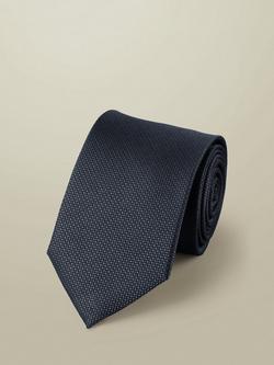 Charles Tyrwhitt Textured Silk Tie, Airforce Blue, Airforce Blue